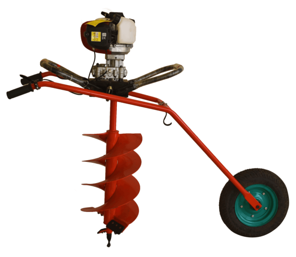 Trolly earth auger
